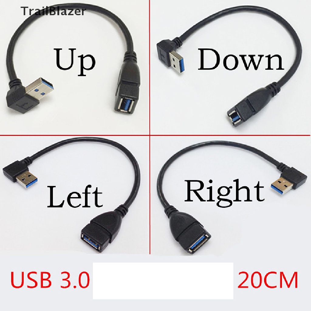 Cáp Nối Dài Chuyển Đổi USB 3.0 Góc 90 Độ Chuyên Dụng