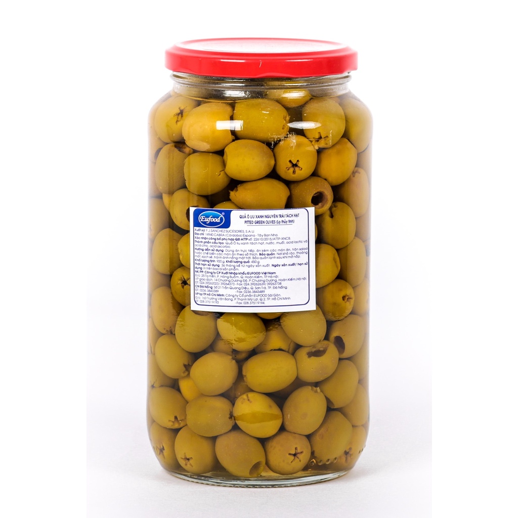 Oliu Xanh Tách Hạt La Pedriza 920g - EUFOOD Việt Nam - Dầu Tây Ban Nha Nhập Khẩu Chính Hãng