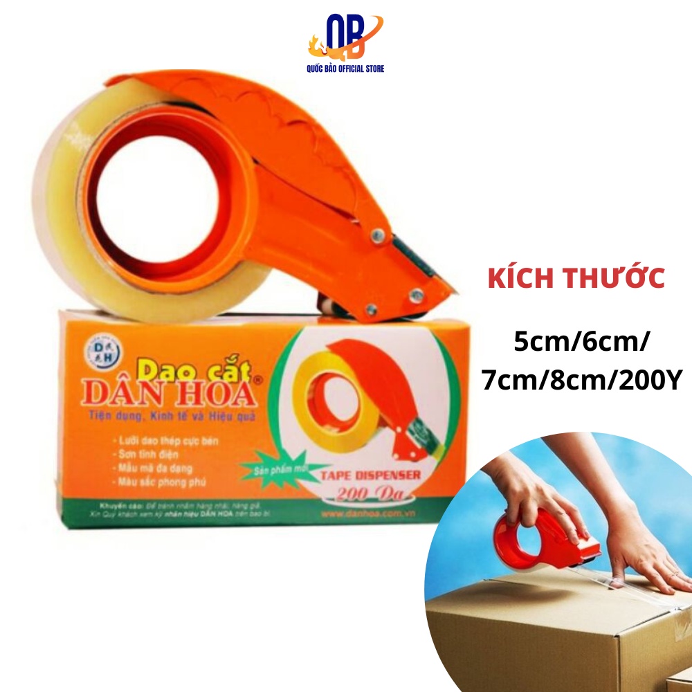 Cắt băng dính cầm tay loại 1kg bằng kim oại chuyên dán thùng catton đóng hàng - 1 chiếc