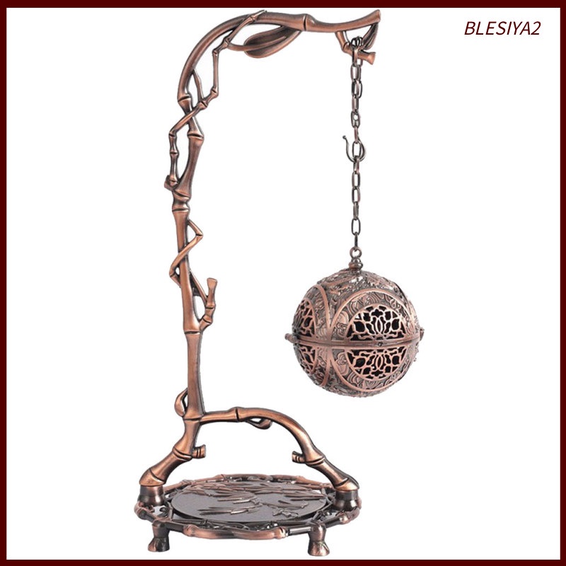 Chinese Alloy Dragon Hanging Backflow Incense Burner Office Bedroom~Bronze