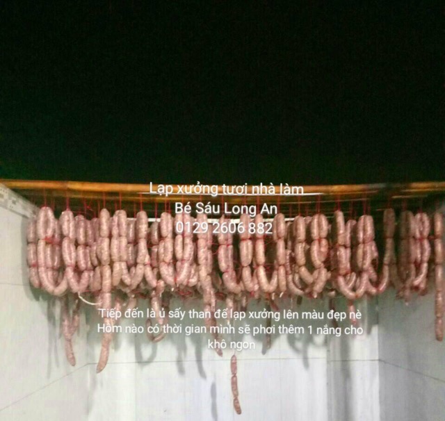 COMBO 10KG LẠP XƯỞNG TƯƠI NHÀ LÀM LONG AN