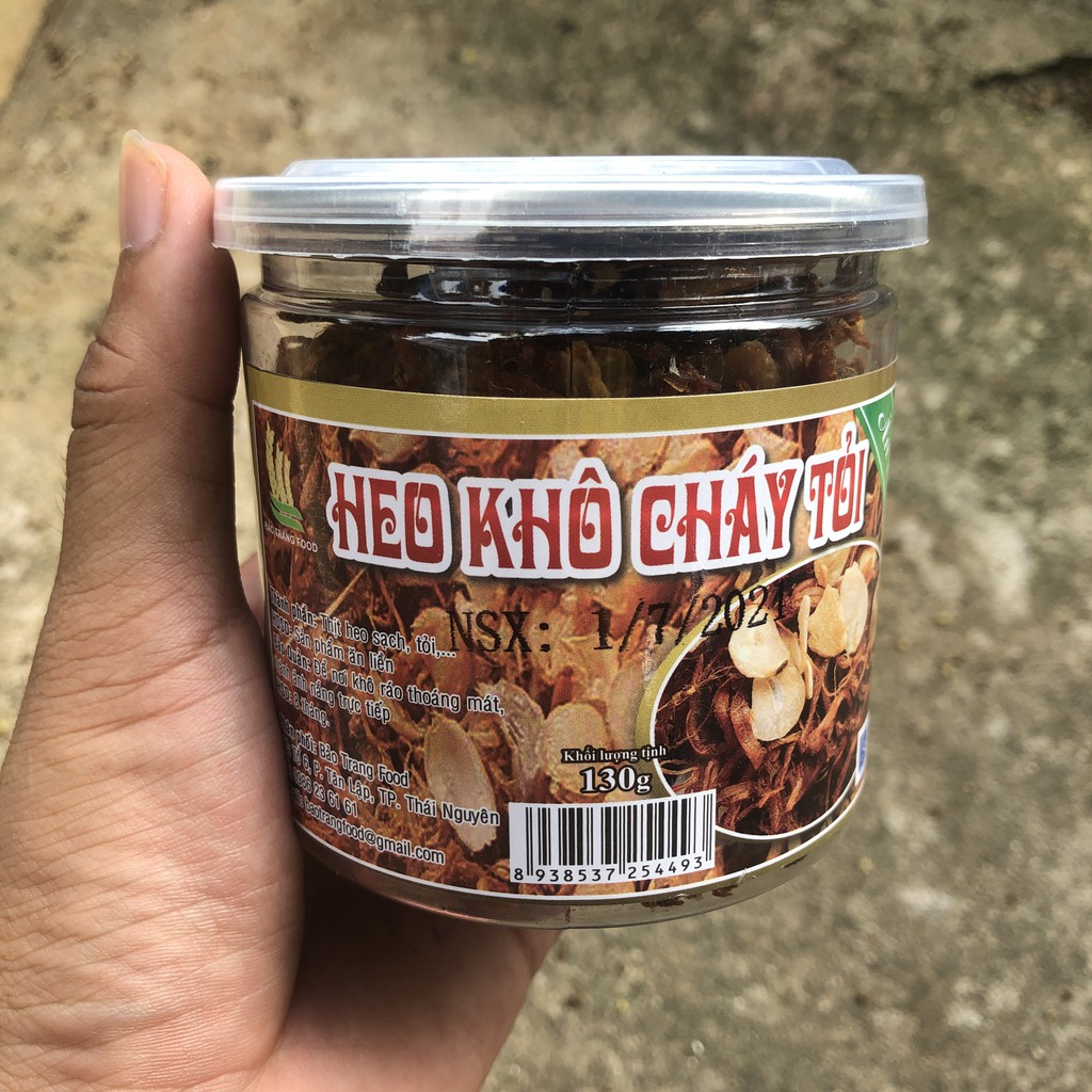  (FREESHIP) Khô Heo Cháy Tỏi Xé sợi Loại 1 Thơm Ngon Hũ 130G Ăn Vặt IMINT FOOD | BigBuy360 - bigbuy360.vn