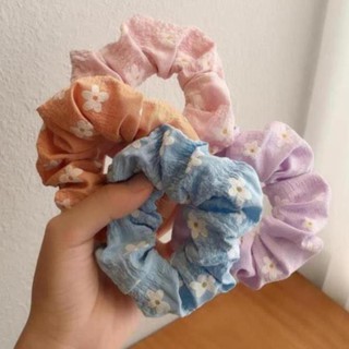 Dây buộc tóc in hoa xinh xắn