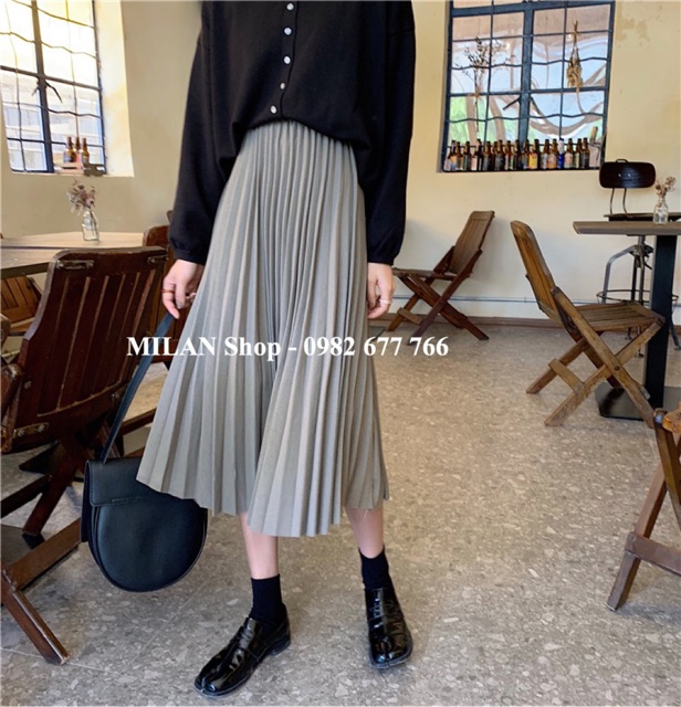 Chân váy xếp lynhiều màu mới lạ | BigBuy360 - bigbuy360.vn