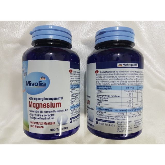 Viên uống Das Gesunde plus Magiesium Đức