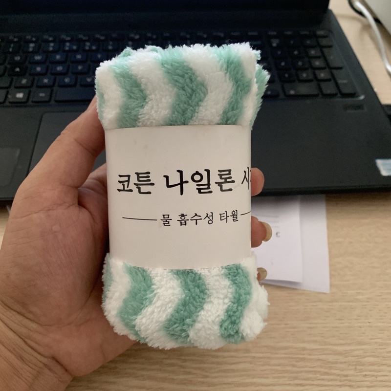Khăn mặt hàn quốc lông cừu chất cotton lau mặt cho bé cao cấp