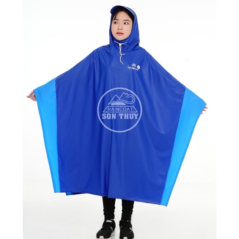Áo mưa trẻ em cánh dơi Sơn Thủy nhựa PVC an toàn, siêu bền - áo mưa cho bé trai, bé gái hình in hoạt hình đáng yêu