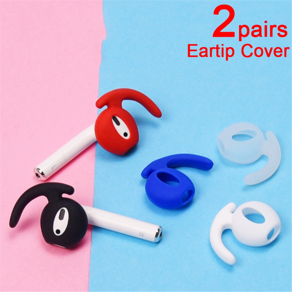 Set 2 cặp đệm silicone mềm bảo vệ tai nghe Airpods