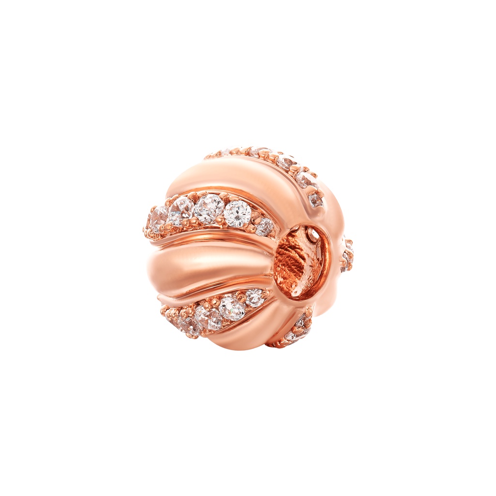 Hạt charm xỏ bạc đính đá STYLE By PNJ XMXMX000004