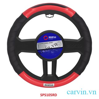 Bọc vô lăng sparco spc105rd | sparco chính hãng