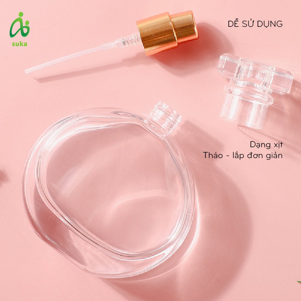 Lọ chai chiết nước hoa , Vỏ chiết thủy tinh  dung tích 30ml dạng xịt tiện lợi SK