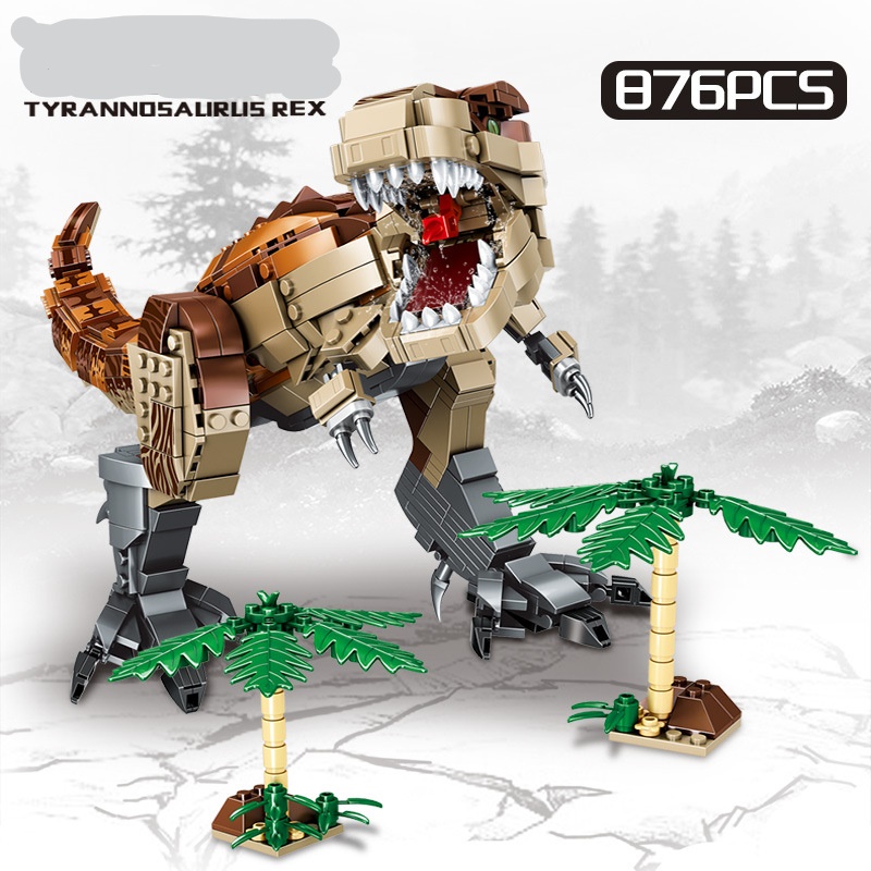 Mô hình lắp ráp Đồ chơi Lego Khủng Long Dinosaur World 4 Màu