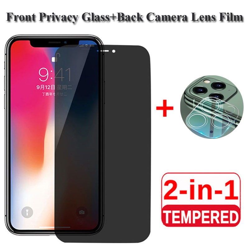 Kính Cường Lực Chống Nhìn Trộm 2 Trong 1 Cho Iphone 7 8 6 6s Plus