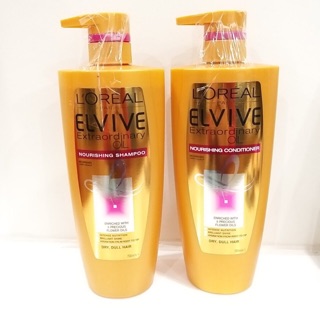 [Đủ bill] Cặp dầu gội & xả Loreal Elvive Úc 700ml