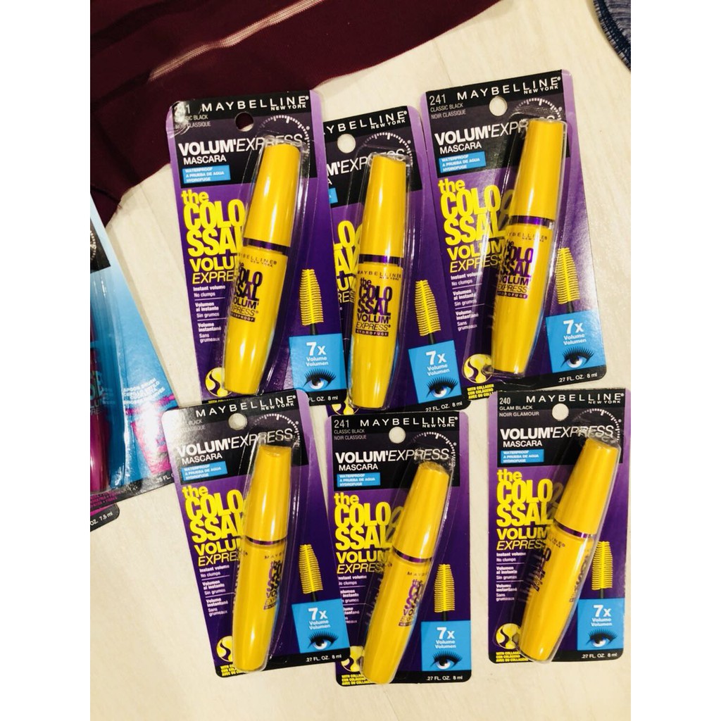 Mascara làm dày miMaybelline Colossal Volum Express 7x Mỹ