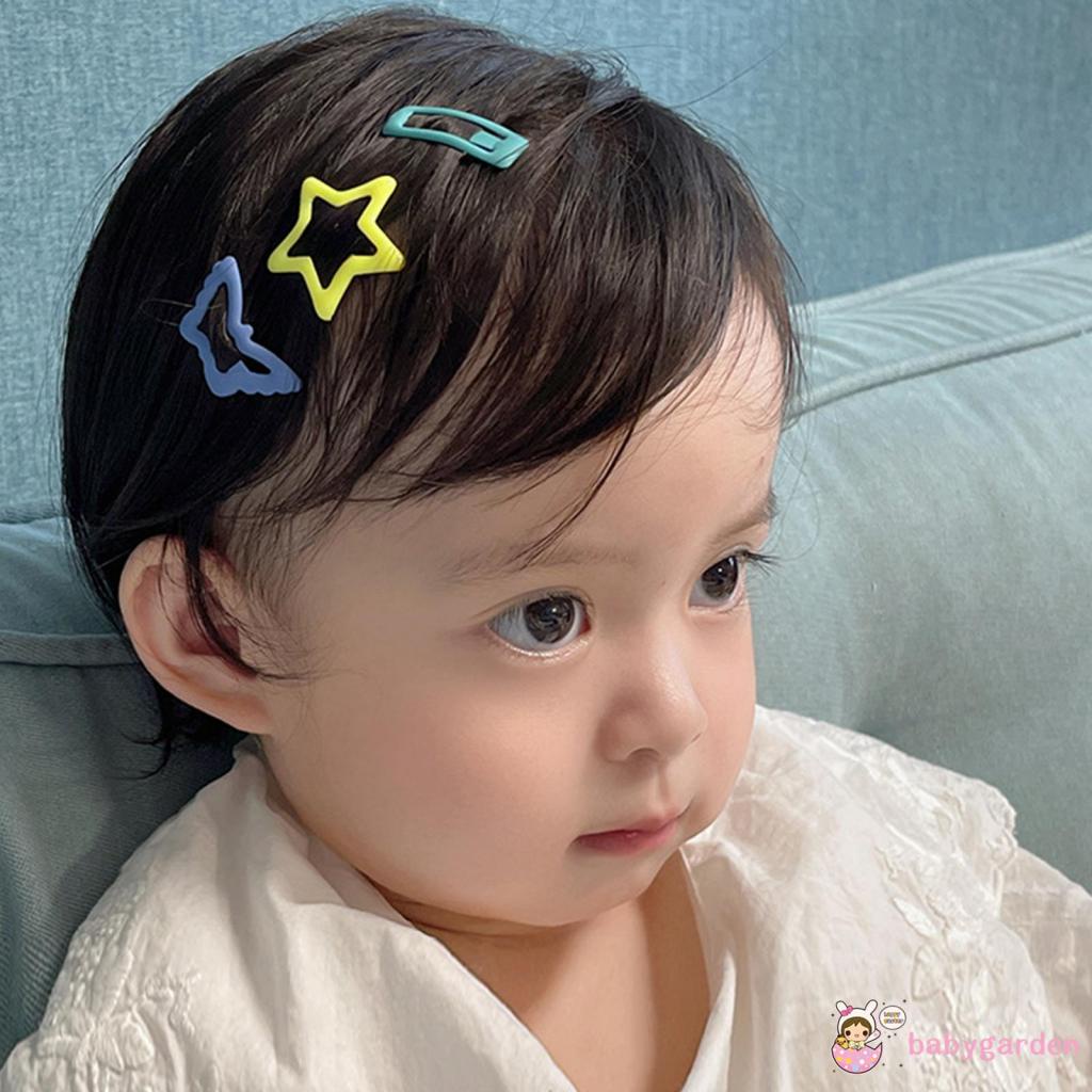 Bộ 8 Kẹp Tóc Nhiều Màu Sắc Kiểu Dáng Công Chúa Dành Cho Bé Gái