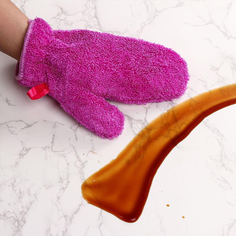 Găng Tay Rửa Chén Vải Nhung Chống Dầu Mỡ