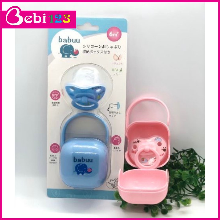 Ty giả kèm hộp Babuu Baby Nhật Bản cho bé 6m+