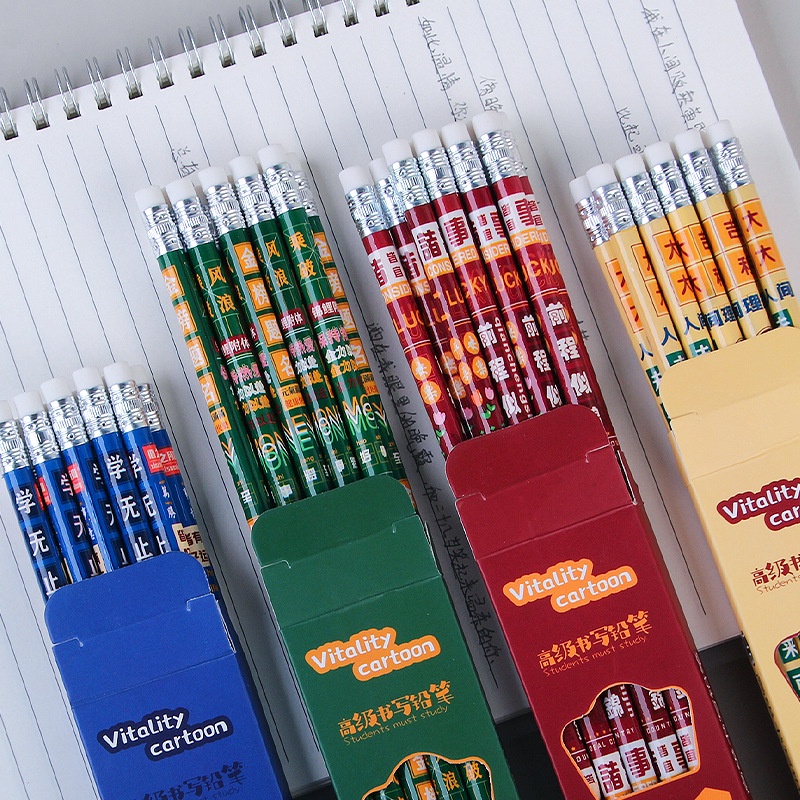 Hộp Gôm Bút Chì Vẽ Nghệ Thuật HB Dành Cho Học Sinh Trung Học