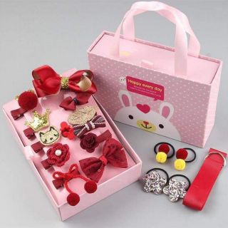 Set Nơ Cột Tóc & Kẹp Tóc Xinh Xắn Nhiều Mẫu Cho Bé Gái