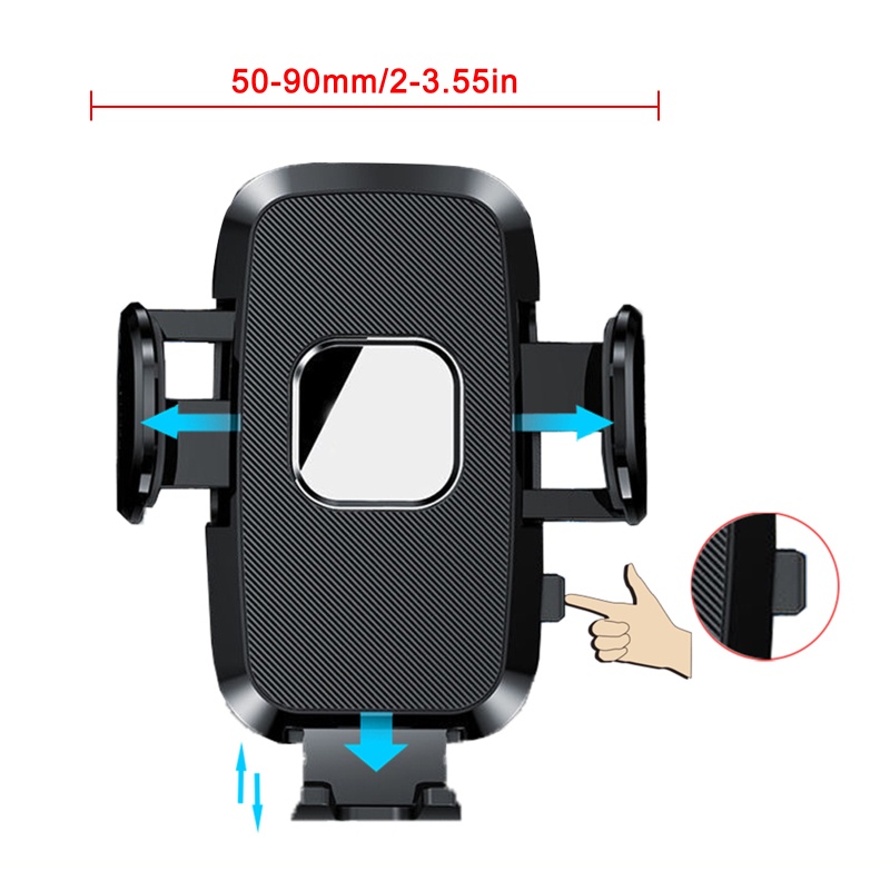 Giá Đỡ Điện Thoại Đa Năng Gắn Trên Kính Chắn Gió Của Ô Tô Xoay 360 Độ Có Cốc Hút Tiện Dụng