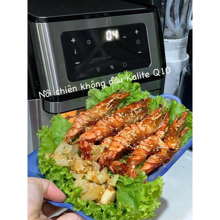 Nồi chiên không dầu Q10 lò nướng không dầu công suất 1800W dung tích 10L hàng chính hãng