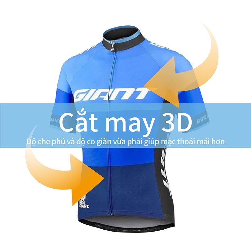 Quần áo xe đạp GIANT Mens Breathable Short Sleeve Gel Padded Short Bicycle Ride Pants