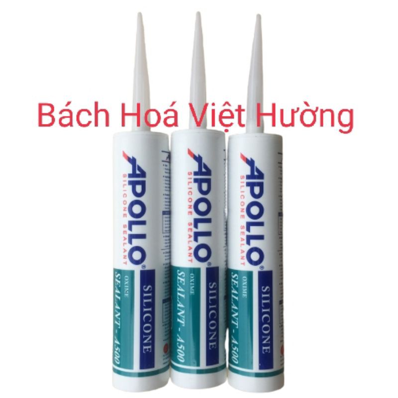 Keo Silicone Apolo A500 đủ màu, A300,A200,A100 - Keo gắn bê tông nhanh khô, chuyên dùng trong xây dựng