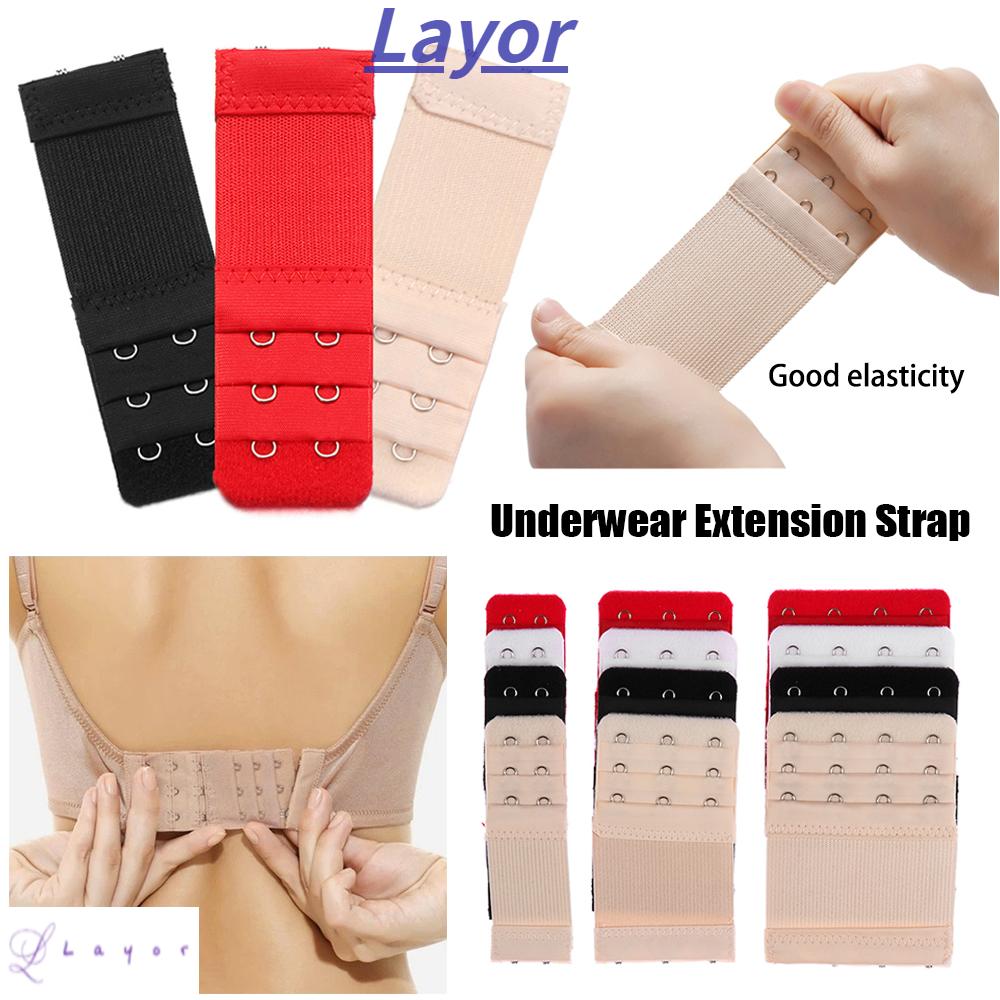 Bộ 1/3 Móc Mở Rộng Dây Áo Ngực Có Thể Điều Chỉnh Nhiều Màu Tùy Chọn Cho Phụ Nữ Mang Thai