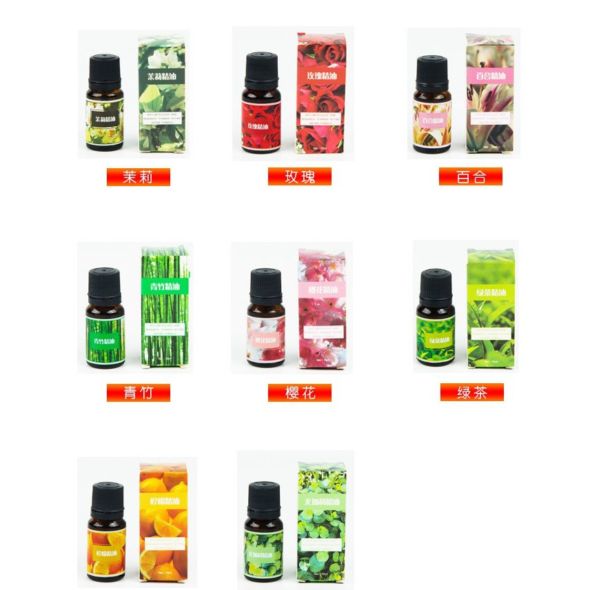 Tinh Dầu Tự Nhiên JUJIAJIA Tinh Khiết 10ml