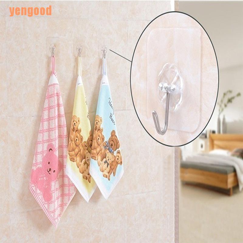 Móc Treo Đồ Gắn Tường Bằng Kim Loại Trong Suốt Tiện Lợi