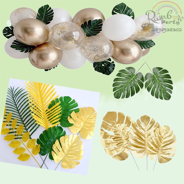 Lá rùa giả dùng trang trí tiệc, decor, chụp sản phẩm