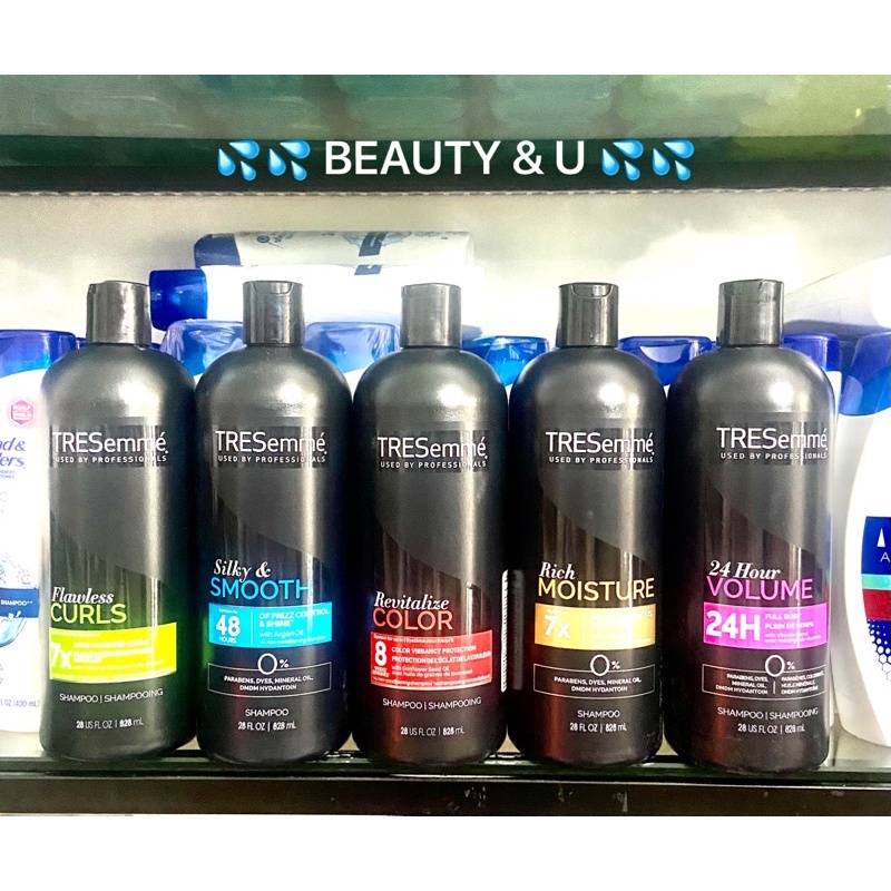 DẦU GỘI DẦU XẢ TRESEMME MỸ Shampoo and Conditiner MỸ 828ML