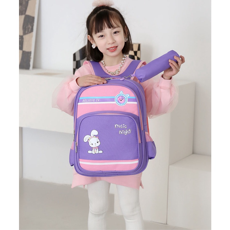 [Kèm túi đựng bút - Cao41cm] Balo cho bé gái bé trai tiểu học trung học cấp 1,cấp 2 cặp đi học học sinh nam nữ dễ thương