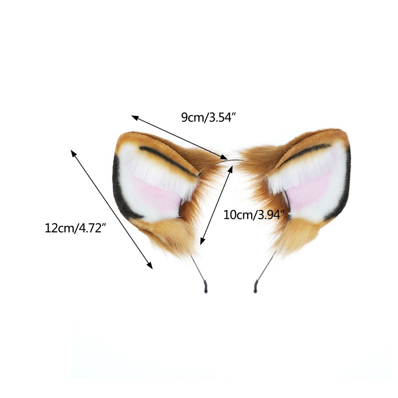 Băng Đô Tai Hổ Lông Xù Đáng Yêu Dành Cho Bạn Thân Hóa Trang