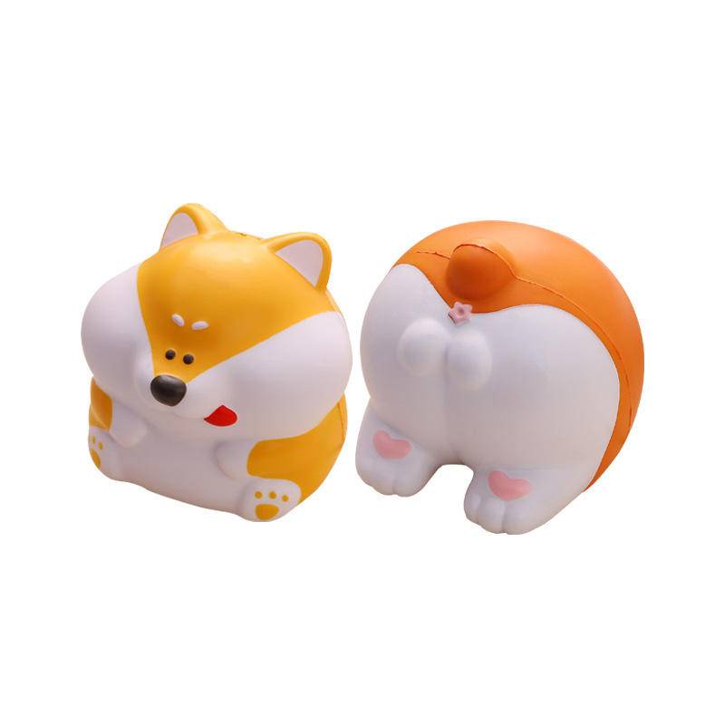 Đồ chơi squishy Giảm Stress Hình Chó Corgi Dễ Thương Cho Bé