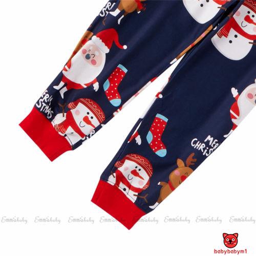 ℒℴѵℯ~Women Christmas Family Matching Adults MOM&amp;DAD Kids PJs Sleepwear Nightwear Pajamas Set