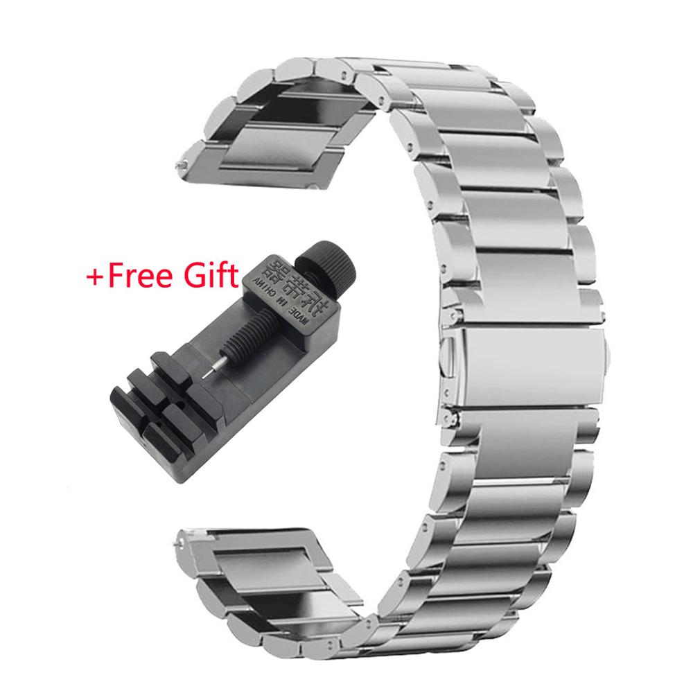 Dây đeo bằng kim loại cho đồng hồ Xiaomi Amazfit GTR 2 GTR2 Huami Amazfit Stratos 3