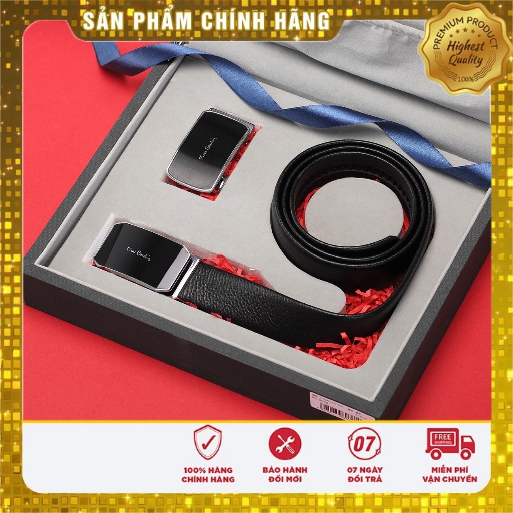 [Chính Hãng] Thắt Lưng Nam Pierre Cardin 1 Bộ 2 Mặt