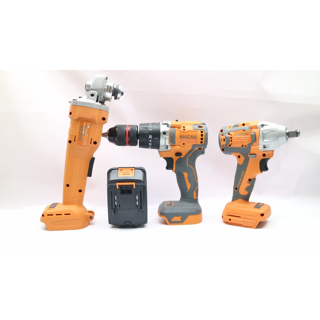 thân máy mài pin,khoan 13mm,siết bulong macan dùng chân pin 10 cell thông dụng