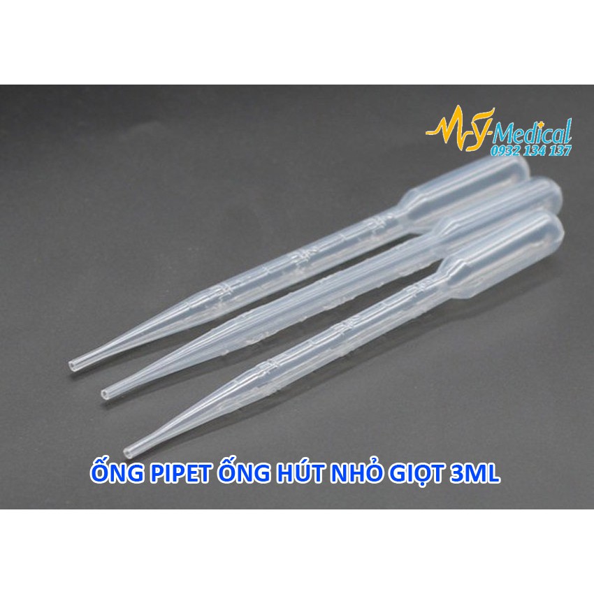 Ống pipet, ống hút nhỏ giọt 3ml