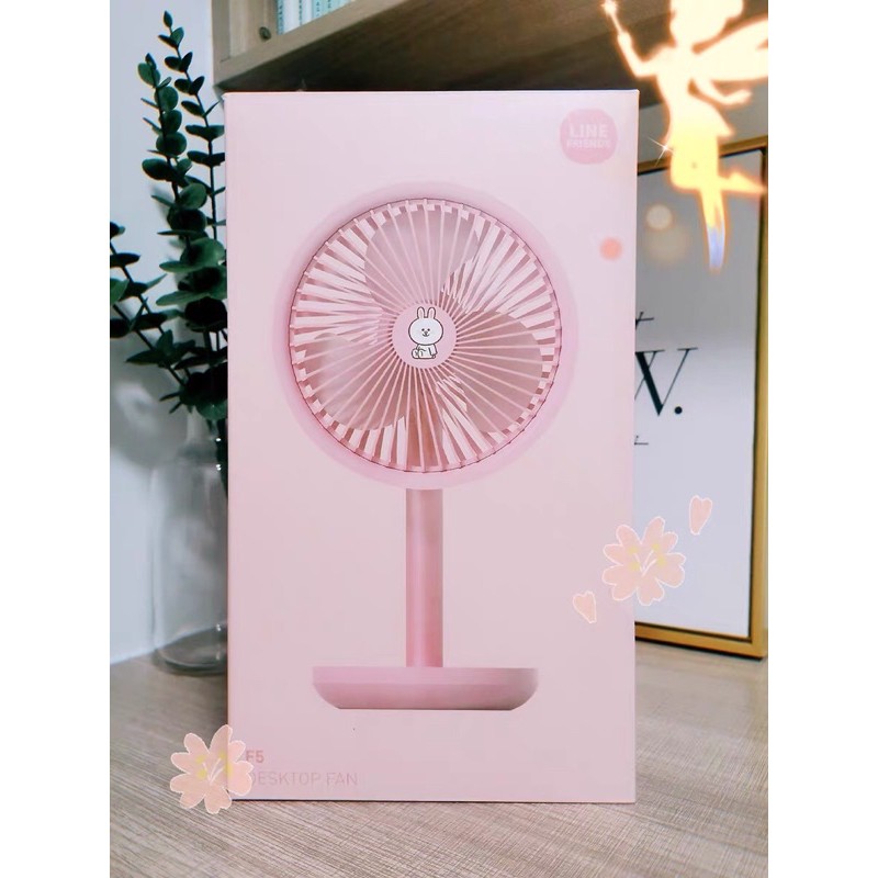 Quạt để bàn Linefriends  chính hãng