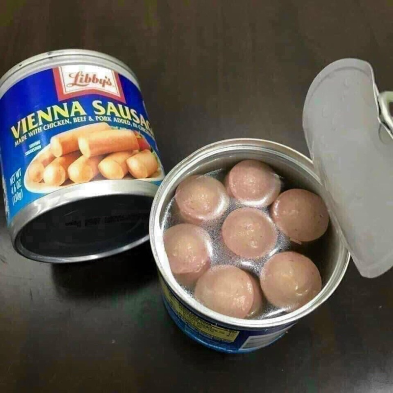 XÚC XÍCH HỘP LIBBY’S MỸ VIENNE SAUSAGE 1 HỘP VÀ 3 HỘP