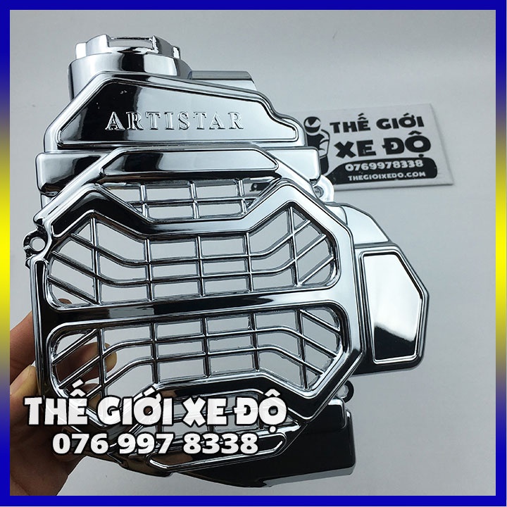 Ốp két nước Air Blade 2008 - 2010 xi crom cho AB đời đầu và AB Thái - phụ kiện trang trí ốp xi inox xe AB
