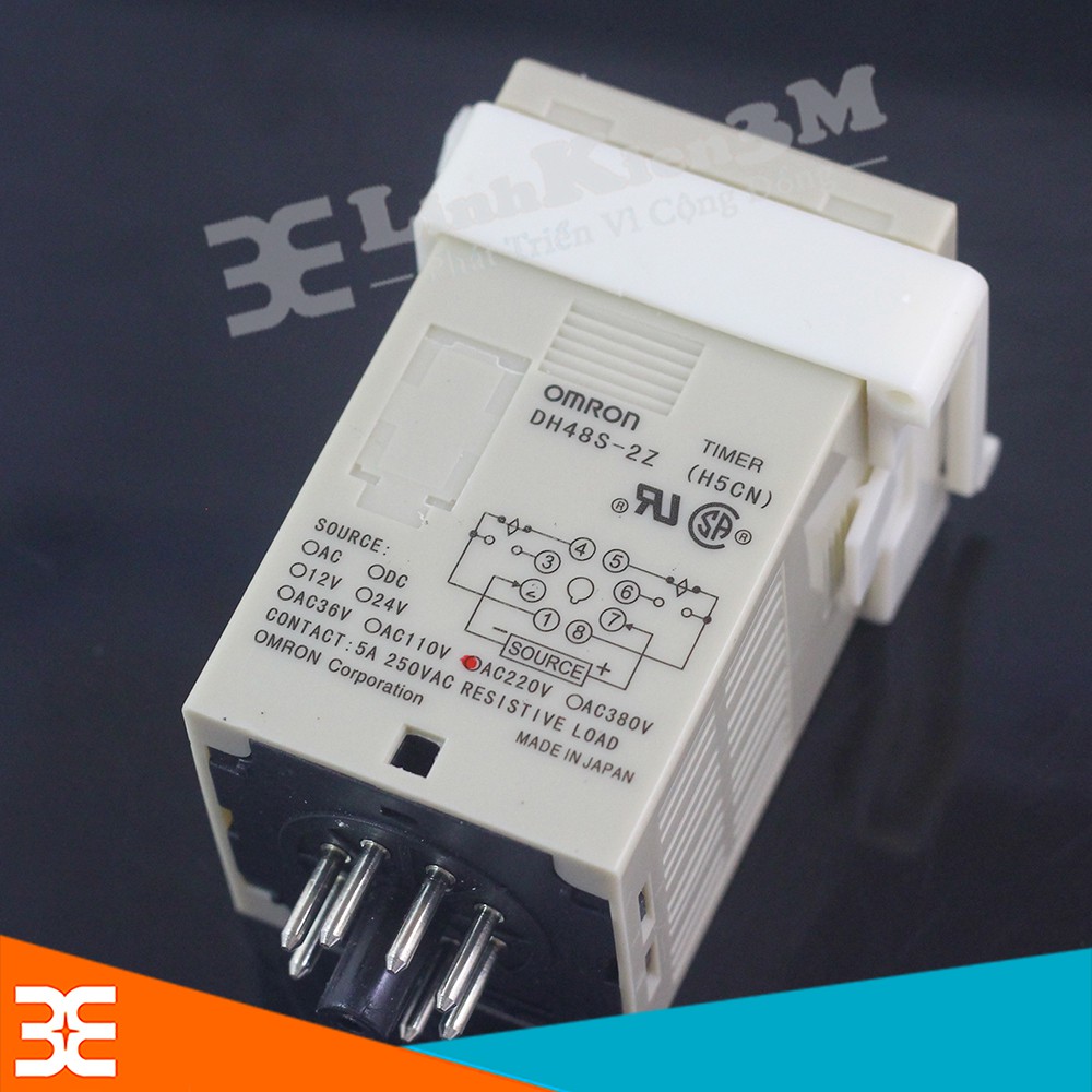 Rơ le Thời Gian DH48S-2Z 220VAC 0.01S-99H (2 Cặp tiếp Điểm)