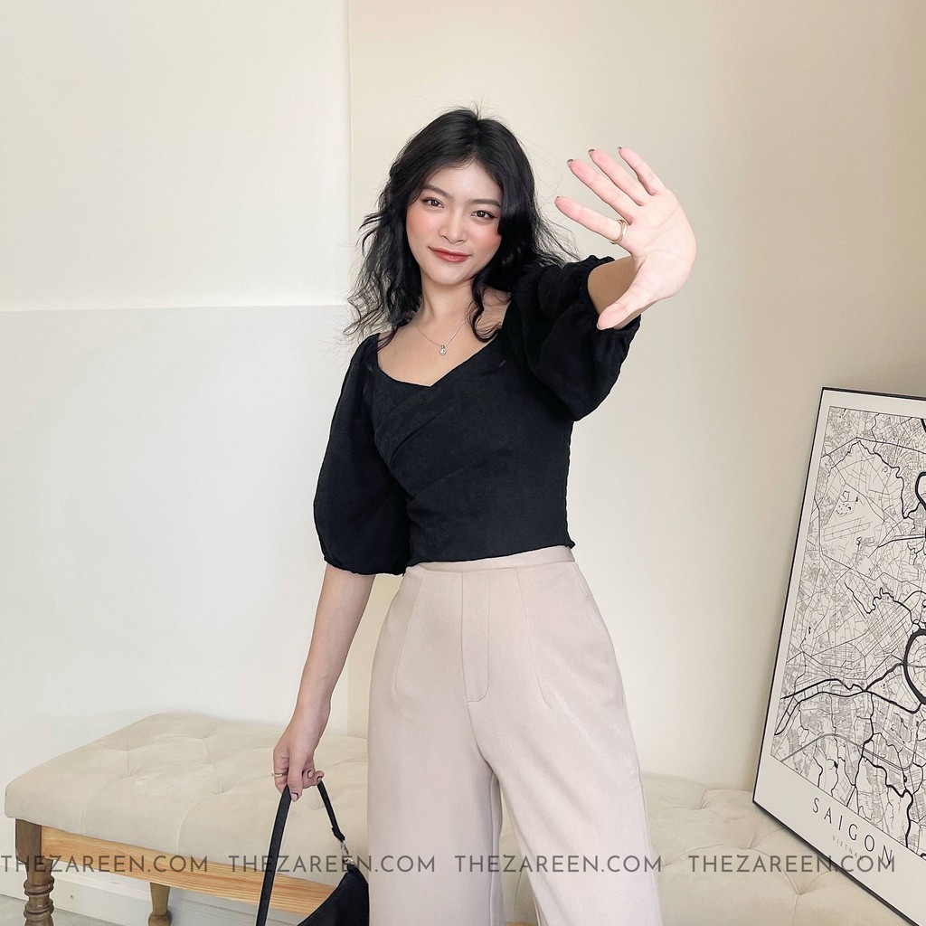 QUẦN TÂY ỐNG LOE CHỈ NỔI ZAREEN TRS03 NUDE | BigBuy360 - bigbuy360.vn