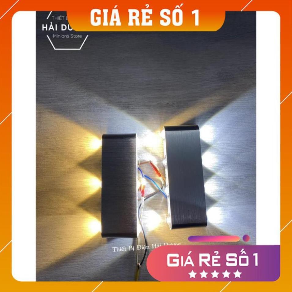 Giá rẻ số 1 - Đèn Hắt Tường 2 Đầu Chiếu Sáng DT-168 6w - DT-169 8w Ánh Sáng Trắng/Vàng - Led Siêu Sáng