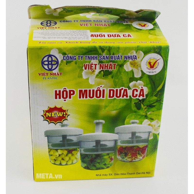 Hộp muối dưa cà Việt Nhật