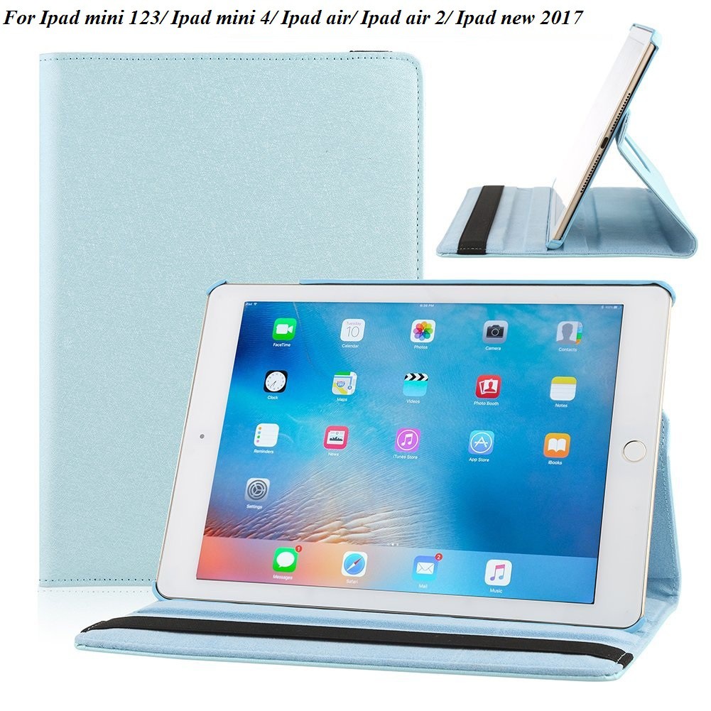Bao da xoay 360 cho ipad mini 123/ipad mini 4/ipad air2/ipad 234/ipad air/ipad new2017 -- | BigBuy360 - bigbuy360.vn