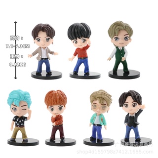 Set 7 figure BTS ver dynamite